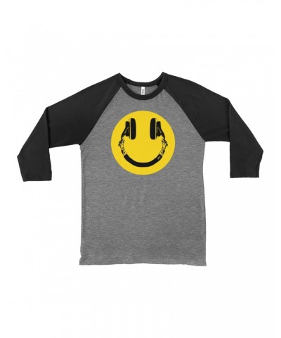 Music Life 3/4 Sleeve Baseball Tee | Music Happiness Shirt $8.57 Shirts