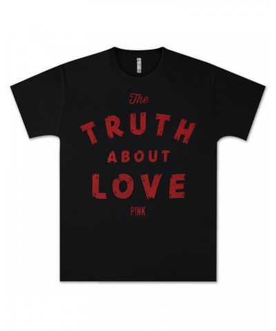 P!nk The Truth About Love Text T-Shirt $5.66 Shirts