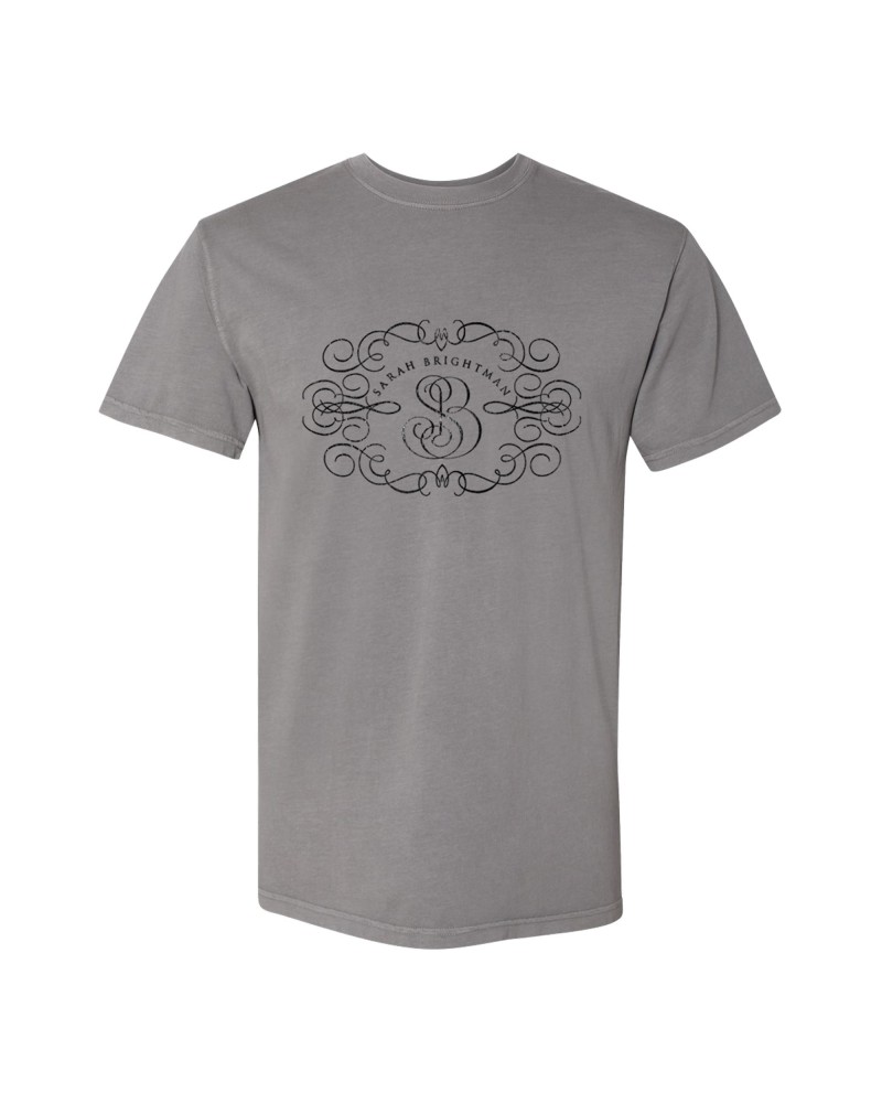 Sarah Brightman SB Monogram Bespoke Grey Tee $7.79 Shirts