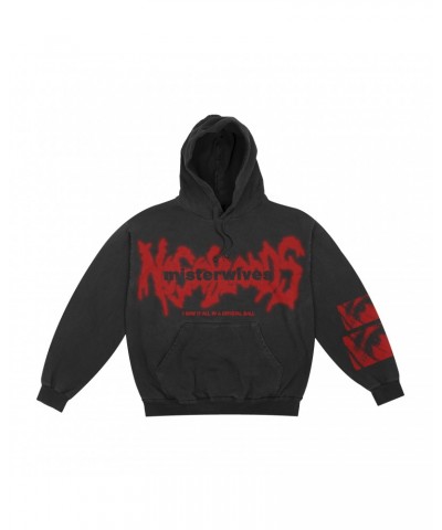MisterWives Nosebleeds Faded Black Hoodie $6.12 Sweatshirts