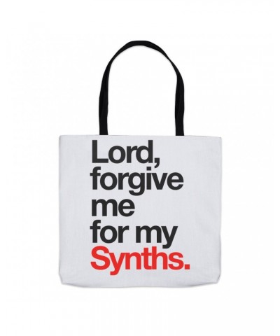 Music Life Tote Bag | Forgive Me For My Synths Tote $11.11 Bags