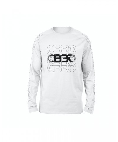 CB30 Chainlink Logo Longsleeve Tee - White $9.79 Shirts