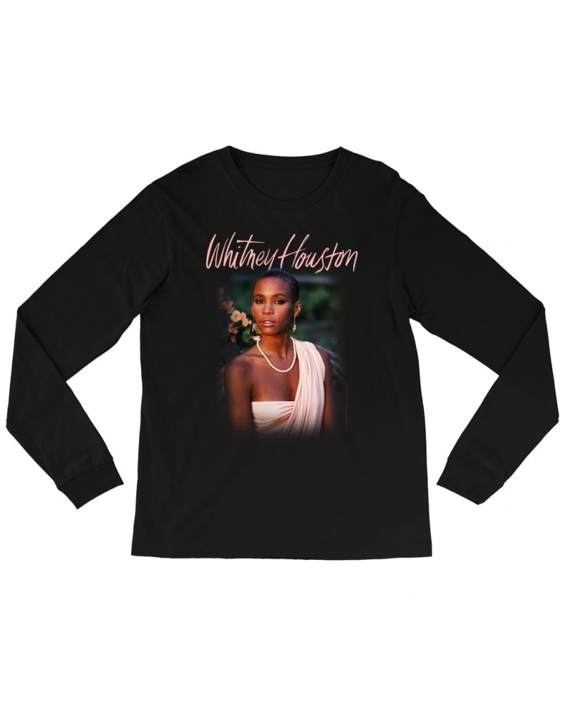 Whitney Houston Long Sleeve Shirt | 1985 Album Cover Design Shirt $7.95 Shirts