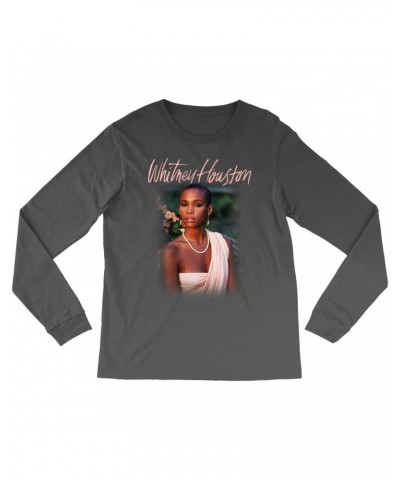 Whitney Houston Long Sleeve Shirt | 1985 Album Cover Design Shirt $7.95 Shirts