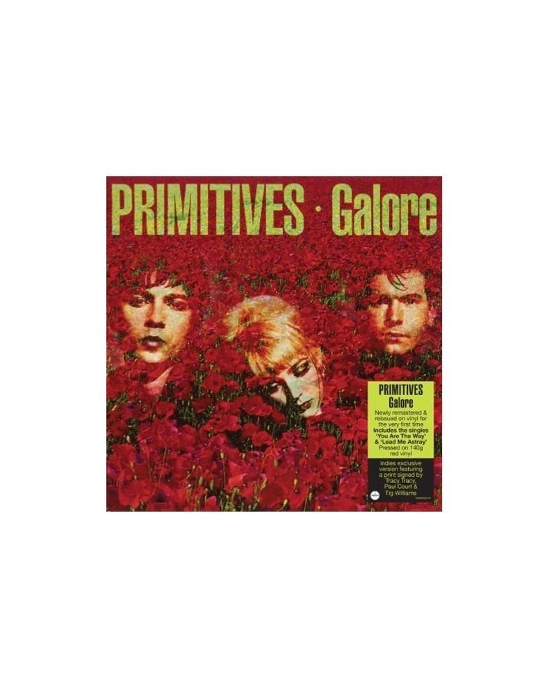 The Primitives 824769 LP Vinyl Record - Galore (Red Vinyl) (Signed Exclusive) $12.90 Vinyl