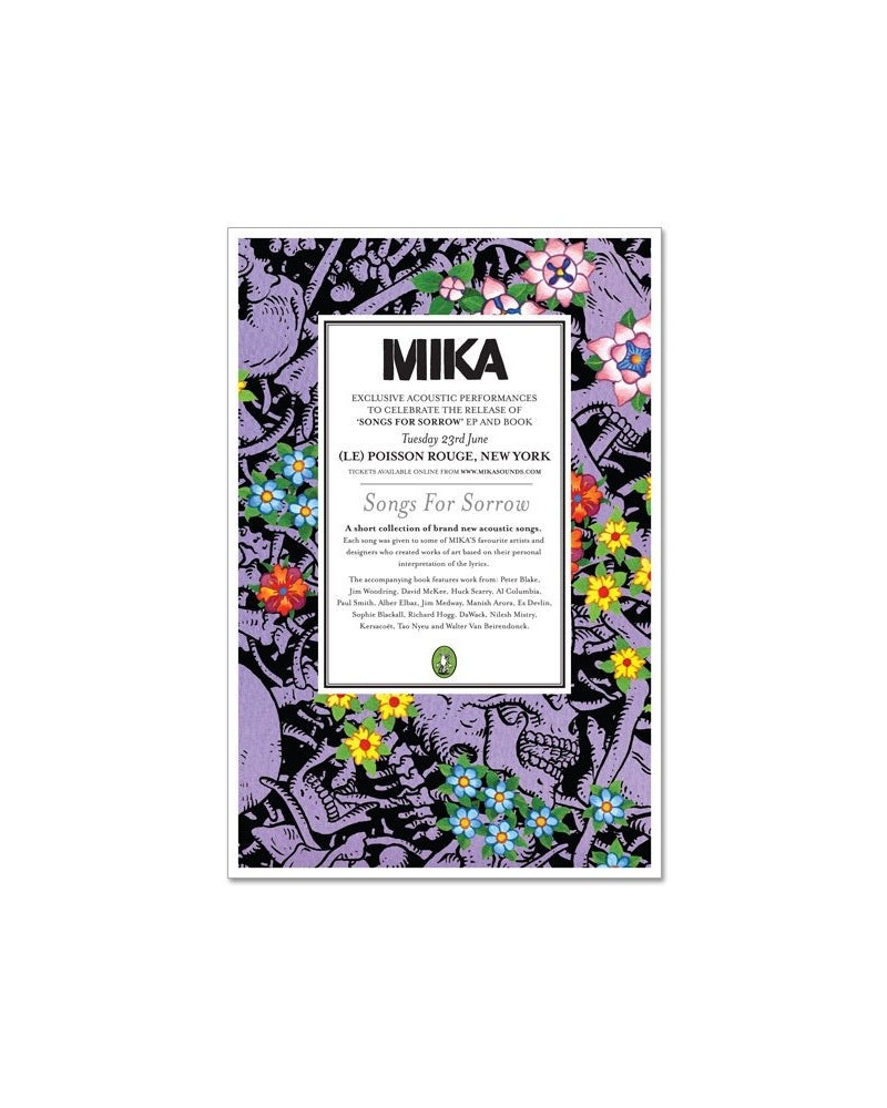 MIKA New York Limited Litho Poster $9.29 Decor