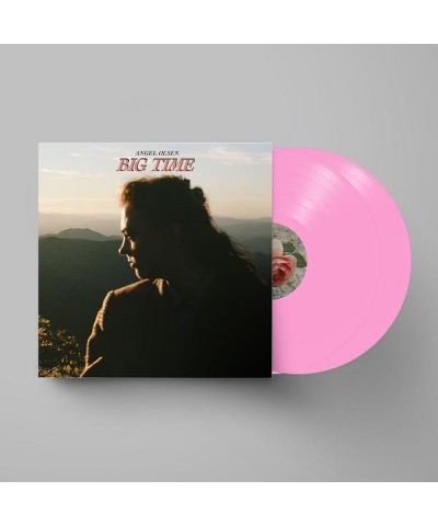 Angel Olsen Big Time (Opaque Pink) Vinyl Record $5.83 Vinyl