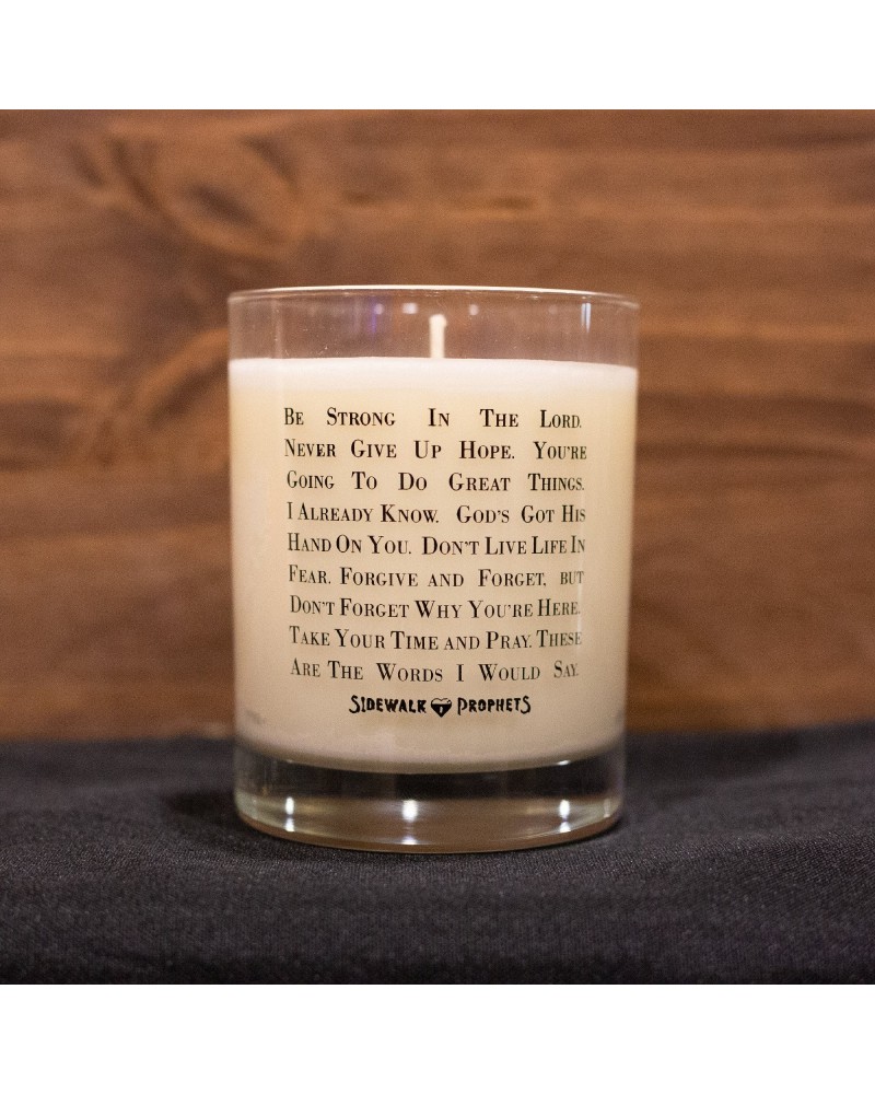 Sidewalk Prophets "Words I Would Say" Candle $8.73 Decor