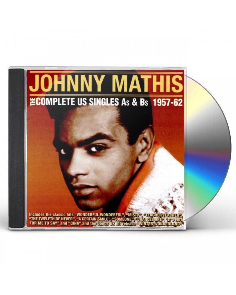 Johnny Mathis COMPLETE US SINGLES AS & BS 1957-62 CD $9.29 CD