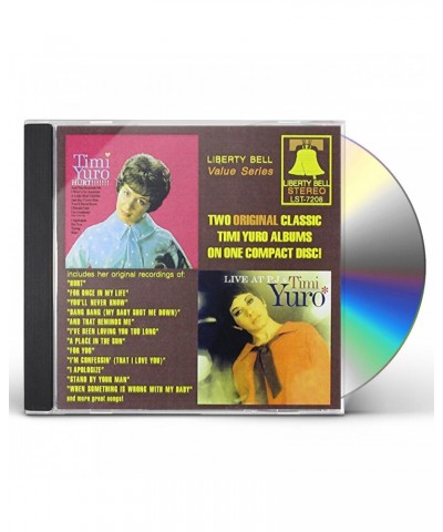Timi Yuro HURT / LIVE AT PJ'S CD $19.77 CD