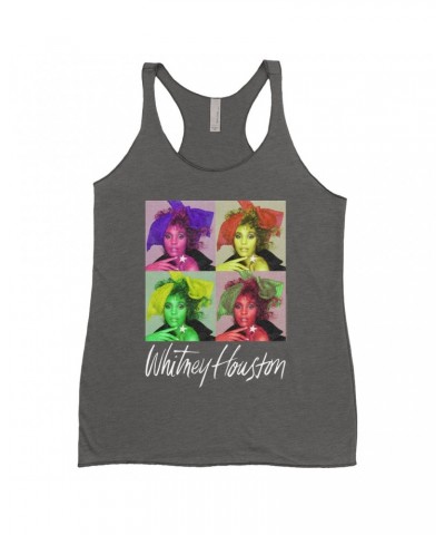 Whitney Houston Ladies' Tank Top | Pop Art Album Design Distressed Shirt $6.12 Shirts