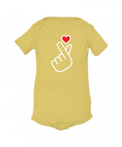 Music Life Baby Onesie | Kpop Finger Heart Design Onesie $6.11 Kids