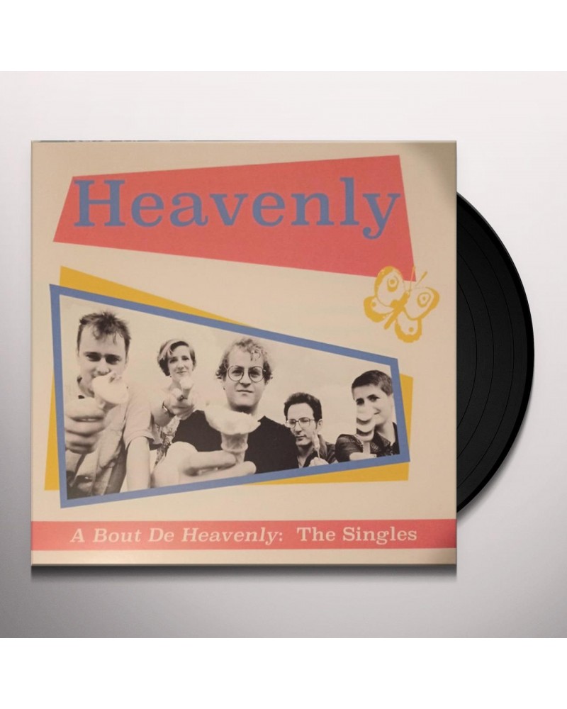 Heavenly BOUT DE HEAVENLY: THE SINGLES Vinyl Record $10.53 Vinyl