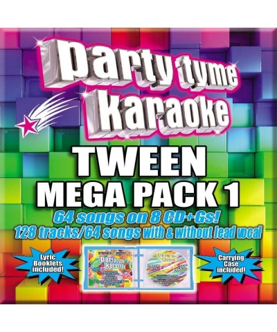 Party Tyme Karaoke TWEEN MEGA PACK 1 (64+64-SONG PARTY PACK) CD $14.50 CD