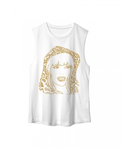 Shania Twain Gold Stencil Muscle Tank $4.78 Shirts