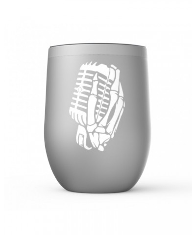 Music Life Wine Tumbler | Skelehands On The Mic Stemless Wine Tumbler $10.19 Drinkware