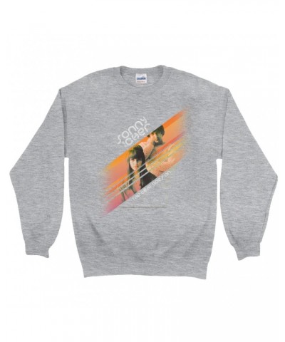 Sonny & Cher Sweatshirt | The Beat Goes On Orange Stripes Sweatshirt $7.76 Sweatshirts