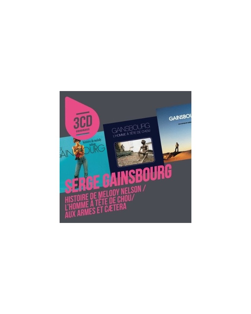 Serge Gainsbourg 3CD ORIGINAUX CD $7.81 CD