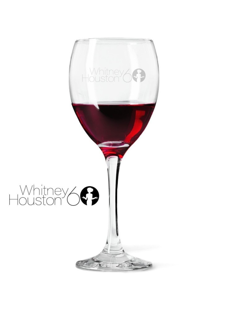 Whitney Houston Whitney 60 Laser- Etched Wine Glass $7.87 Drinkware