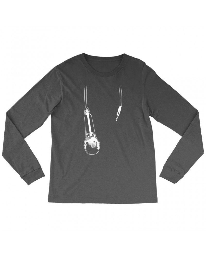 Music Life Long Sleeve Shirt | Let The Mic Hang Shirt $10.55 Shirts