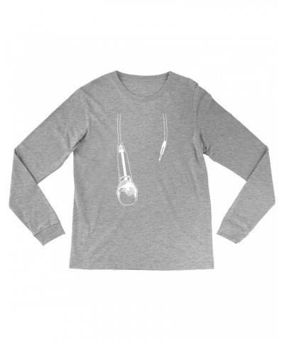 Music Life Long Sleeve Shirt | Let The Mic Hang Shirt $10.55 Shirts