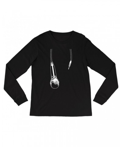 Music Life Long Sleeve Shirt | Let The Mic Hang Shirt $10.55 Shirts