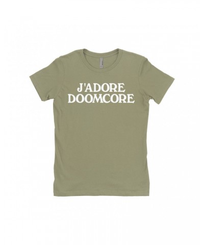 Music Life Ladies' Boyfriend T-Shirt | J'Adore Doomcore Shirt $8.57 Shirts