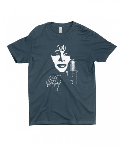 Whitney Houston T-Shirt | Whitney Portrait Signature In White Shirt $8.63 Shirts