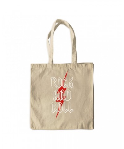 Music Life Canvas Tote Bag | Rock n' Roll Bolt Canvas Tote $12.47 Bags