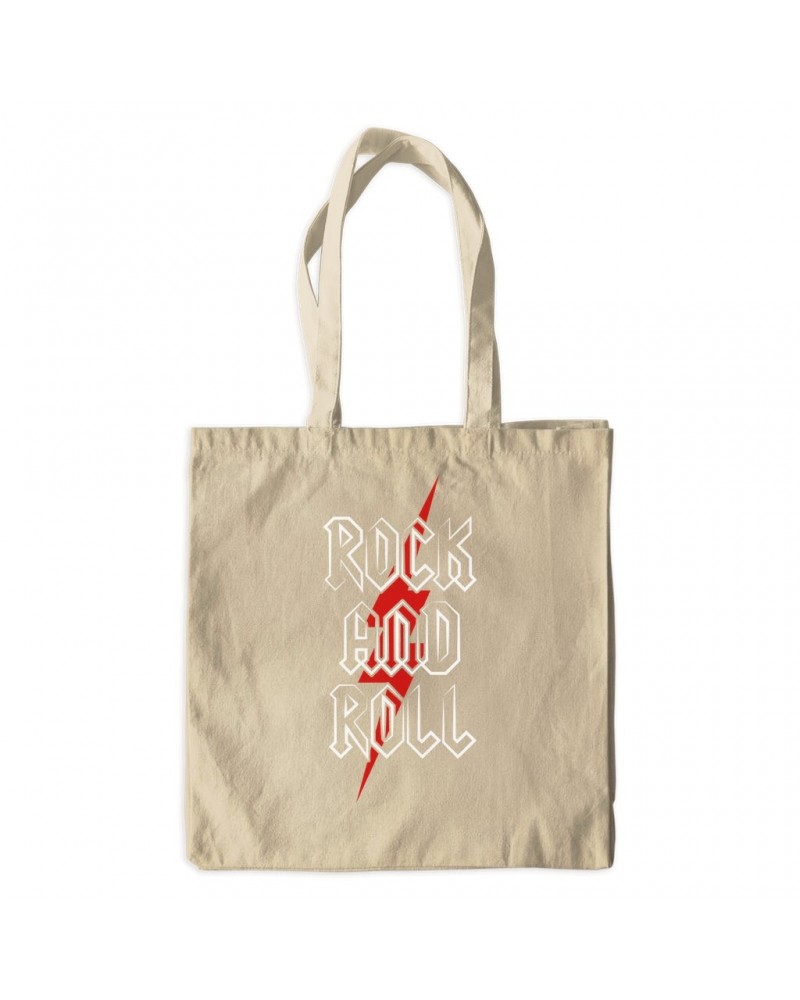 Music Life Canvas Tote Bag | Rock n' Roll Bolt Canvas Tote $12.47 Bags