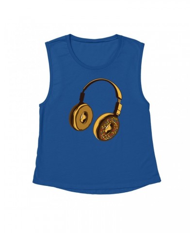 Music Life Muscle Tank | Delicious Donut Beats Tank Top $7.97 Shirts