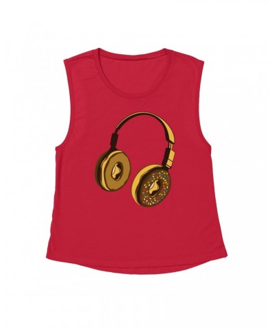Music Life Muscle Tank | Delicious Donut Beats Tank Top $7.97 Shirts