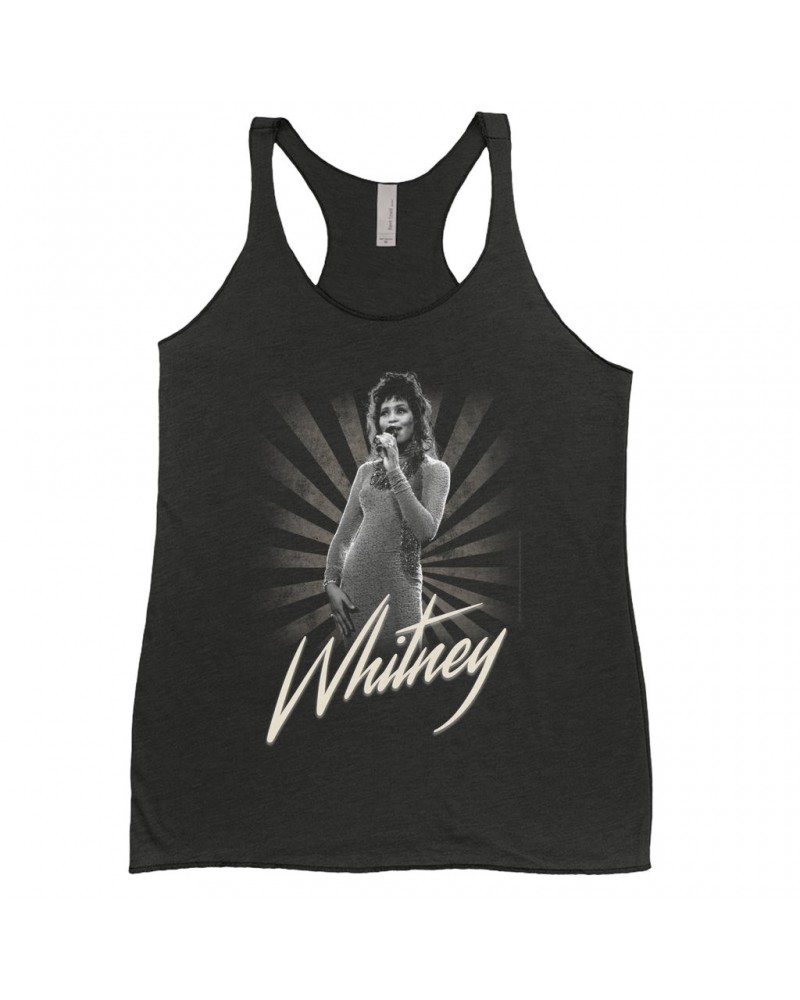Whitney Houston Ladies' Tank Top | Whitney Live Concert Shot By Patrick Harbron Shirt $6.56 Shirts